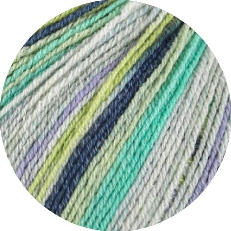 LANA GROSSA Meilenweit Cotton Bamboo | 4-fädiger Bambus Klassiker, waschmaschinenfest | Handstrickgarn aus 40% Baumwolle, 25% Schurwolle, Viskose | 100g Wolle zum Stricken & Häkeln | 420m Garn FB2377