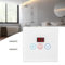 Smart Immersion Heater Timer Switch, Water Heater Timer Switch With Power Monitor, Group Control, Work With for TUYA for Smart Life App(white)