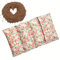 Bouillotte Graines Lin BIO de France - Déhoussable Grande Liberty- Apaise, Soulage, Réconforte - Endométriose et SPM, Douleur, Maux de Tête - Chauffe vite au Micro Ondes - 4 compartiments - 30cmX15cm