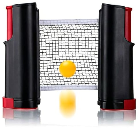 LTHERMELK Tischtennisnetze, Tischtennis, Netze Ausziehbares Tischtennisnetz Tragbares Ping Pong, Ersatznetz Ping Pong Net Paddel Spiel Tisch Zubehör, für Alle Arten von Tischen die Familie