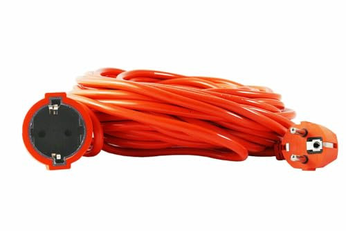 Cavo Prolunga Elettrica Presa Schuko Maschio Femmina 15 Metri Esterno Giardino