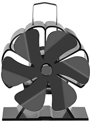 Kaohxzklcn Aluminium 6 Wärmebetriebener Ofenventilator Die Verbrennung Holzscheiten Die Zirkulation Warmer Niedriger Temperaturen
