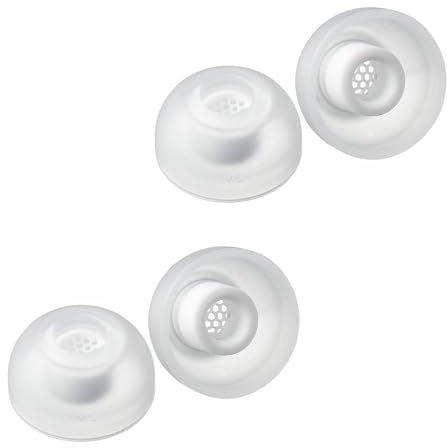 AZLA SednaEarfit MAX TWS 6 Ohrstöpsel für kabellose Kopfhörer, Geräuschunterdrückung, Ersatzspitzen, Weiß (ML)