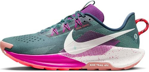 Nike Reactx Pegasus Trail 5, Zapatillas para Correr Hombre, Armory Navy Phantom Vivid Grape, 45 EU