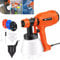 Fence Paint Sprayer, Electric HVLP Paint Spray Gun with 3 Nozzle Sizes, 3 Spray Patterns & 1000ML Detachable Container, Spray Gun Handheld Paint Sprayers for Fences, Sheds, Decking, Garden Furniture