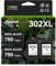 ZENOINK 302 XL Druckerpatronen Schwarz, 302XL Ersatz für HP 302 Druckerpatronen Schwarz, Patronen 302 XL für HP Envy 4520 4522 4523 4524 4525 Officejet 3830 3831 3833 Deskjet 3630 3636 3638 3639
