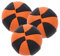 ERINGOGO 3 Pièces Basket-Ball Maison de poupée Boule de Soucoupe Volante Jeu Jouets Gonflable Ballon de Basket Basketball Mini Boules décoratives Mini Ballons de Basket Caoutchouc Orange