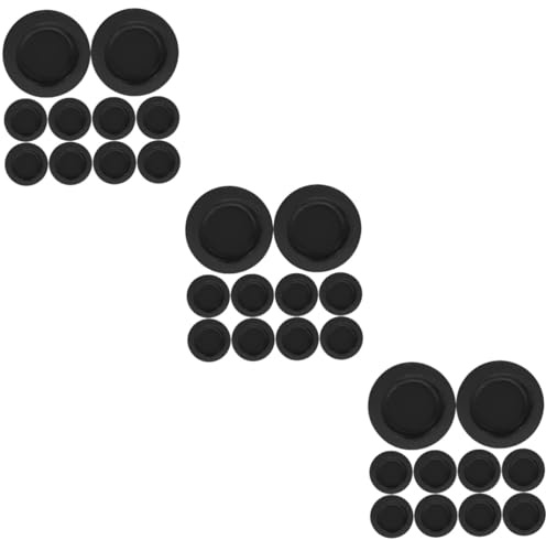 Homoyoyo 10 Stück Gummi Sparschwein Stopfen - Runde Schwarze Ersatzstopper Für Münzbank - Doppellagig 32 Mm Ideal Für Die Sichere Aufbewahrung Von Geld