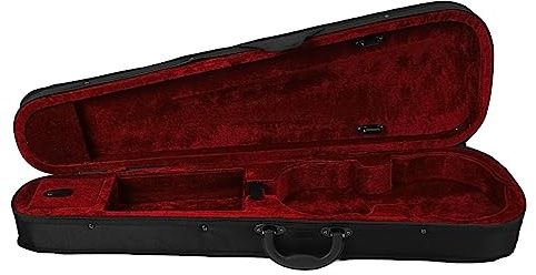Custodia per Violino 4/4, con Spalline Regolabile, Custodia Protettiva per Violino Professionale per Violino, Custodia Rigida per Artisti e Studenti (Fodera rossa)