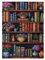 Liorosa Classic Library - Jigsaw Puzzles For Adults 500 Pieces, Antique Books With Floral Arrangements, Symmetrical Home Wall Decor Art.Pieces Fit Together Perfectly,For Reading Lovers