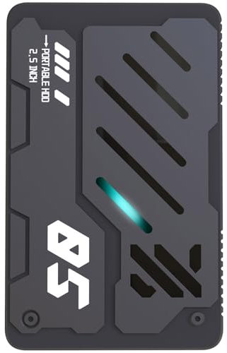 XITEA Disque dur externe USB 3.0 fin 2,5 avec option de stockage SSD portable 160 G/250 G/320 G/500 G/750 G/1 To