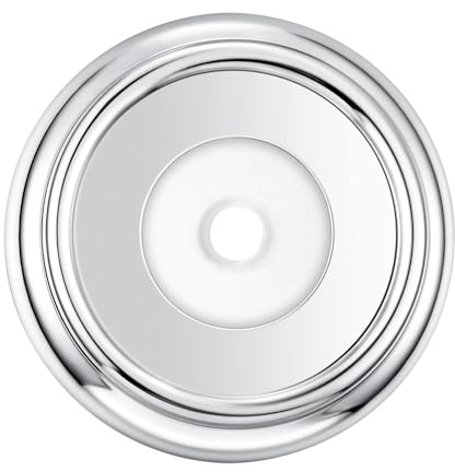 OFFO Stainless Steel Tub Spout Ring, 1-1/2 Inch ID and 3-5/8 Inch OD, Bath Spout Cover for Ring and Faucet Escutcheon Flange, for Bathtub Wall Protection Fits Standard, Chrome