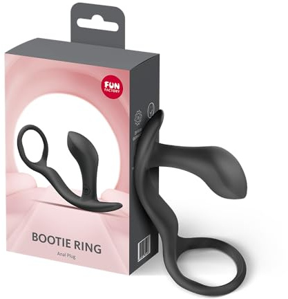 Fun Factory Bootie Ring | Analplug mit Penisring | Sexspielzeug für Männer | Prostatastimulation & mehr Ausdauer | 100 % wasserdicht | Sex Spielzeug für Paare | Erotik | Für Erwachsene