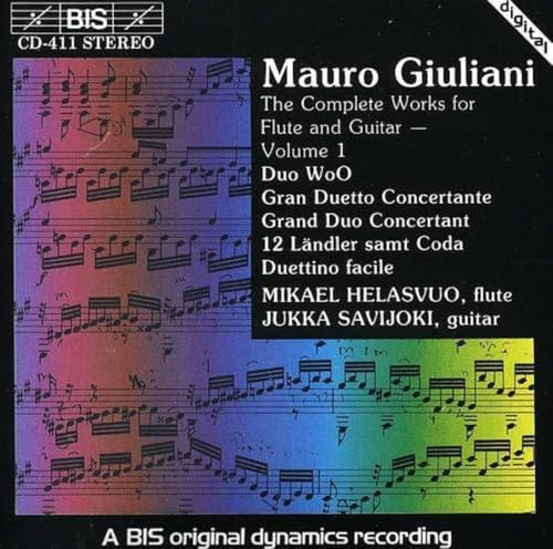 Giuliani: Complete Works for Flute and Guitar, Vol. 1