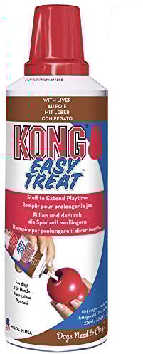 KONG Easy Treat für Hunde - No-Mess Hundeleckerli-Paste - Verwendung mit KONG Hundespielzeug - Leber - 227ml