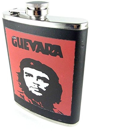 Edelstahl Flachmann Schnapsbehälter Schnaps Flasche Che Guevara 8 oz (240ml)