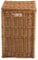 e-wicker24 Weidenkorb zur Aufbewahrung von Gegenständen und als Wäschekorb oder Spielzeugkorb geeignet Wäscheschrank Truhe für Wäsche Wäschepuff aus Weide geflochten (44x34 H52, mit Stoffeinlage)
