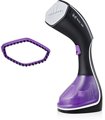 Tristar ST-8921 Vaporizador de ropa, modelo portátil, salida de vapor continua de 25 g/min, 1600 W, Negro y Lila