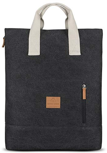 Johnny Urban Rucksack Damen und Herren Anthrazit - Sam - Moderner Tagesrucksack für Uni Büro, Schule und Freizeit - Daypack Tasche mit 16 Zoll Laptopfach - Wasserabweisend