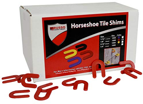 0,3 cm Hufeisen-Fliesen-Abstandshalter, 1000 Stück