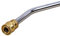 Hochdruckreiniger Lanzenrohr 100 cm | Lanzenverlängerung 30° gekröpft | Strahlrohr für Benzin Hochdruckreinger | M22 AG und 1/4 Zoll Schnellkupplung/Quick Connect Adapter