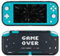 BelugaDesign Game Over Switch Case | Retro Arcade Boys Guys Coole Schutzhülle | Kompatibel mit Nintendo Switch (Switch Lite, Schwarz-Weiß)