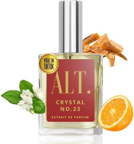 ALT. FRAGRANCES Crystal No. 23 – Inspired by Bac. Roug. 540, Unisex Perfume, Extrait de Parfum, Long Lasting Perfume for Men & Women with Jasmine, Amberwood & Cedar Notes, 60ml
