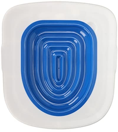 Professional Cat Toilet Trainer Kit - Universal Reusable Cat Litter Tray System for Pet Cleaning (Blue)