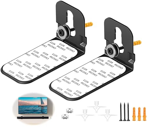 Soporte Barra Sonido, Universal Soporte para Barra de Sonido para Sonos,Hisense, JBL, LG etc., Soporte barra Sonido lg, Cargable Hasta 15kg, Soporte Altavoces de Montaje en Pared con Kit de Hardware