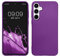 kwmobile Custodia Compatibile con Samsung Galaxy A55 5G Cover - Back Case Morbida - Protezione in Silicone TPU Effetto Metallizzato viola metallizzato