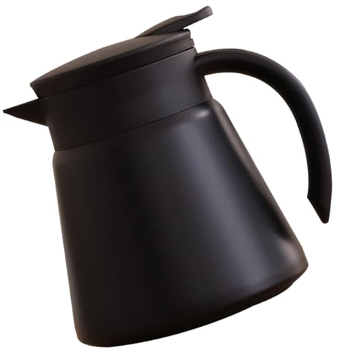 Brocca del caffè isolata 680 ml di caffettiera termica a prova di perdite, teiera termica di grado alimentare, acqua di pallona a vuoto a doppia parete.