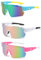 3 Stk Fahrradbrille Herren Damen, Schnelle Brille UV 400 Schutz, Sonnenbrille Fahrradbrille, Radbrille mit Komfortablem Nasenpad, für Outdooraktivitäten MTB Rennrad Radfahren Biking Ski Golf (Grün)