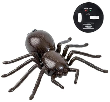 ABS RC Spider Robot - LED Tarantula with Moving Legs, Wireless Remote Control Toy for Halloween & Christmas
