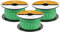 Abma Cord Polyesterseil 3mm x 30m Seil Geflochtene Schnur Reißfest für Outdoor, Boot, Festmacher, Zelt, Garten - Grün/Weiß
