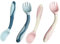 JOINPAYA 2ensembles Cuillères Et Fourchettes Pour Ustensiles De Repas Pratiques Et Flexibles