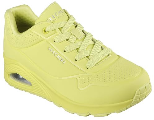 Skechers Uno Stacre - Tenis para hombre, Lima-verde, 41 EU