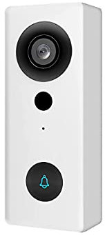 Videocitofono, Videocitofono Ring, Videocitofono con Telecamera di Sicurezza WiFi Wireless, 1080p e Visione Notturna e rilevamento del Movimento, Un Regalo Felice