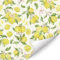 HPNIUB Watercolor Floral Wallpaper, Peel and Stick Self-Adhesive Wall Stickers, Botanical Flower Wallpaper for Bathroom Bedroom Living Room Nursery Boho Home Decor(44 * 300cm) (Lemon)