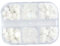 Flower Nail Art Glitters DIY 3D White Floral Nail Stud Sequins for Salon GiftFlower