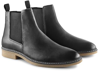 Silver Street London Pimlico Premium Leather Mens Boots Lightweight Durable Smart Casual Chelsea Boots for Men