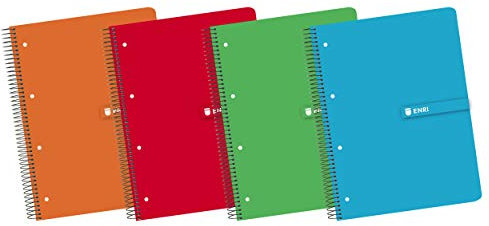 Enri 100430085 Spiralblock, Hardcover, 5 Stück