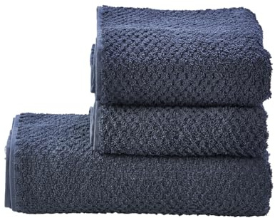 done. 3-teiliges Handtuch-Set PROVENCE HONEYCOMB anthracite, one size