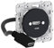 Schneider Electric - Odace - prise HDMI type A - Anthracite - prise femelle / câble femelle arrière - S540462