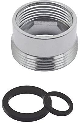 B07XC79GK5 HA2335B Supertool Wasserhahn-Adapter, Luftsprudleranschluss, wassersparende Metallbuchse, 18–22 mm Wasserhahnadapter (1 Stück)