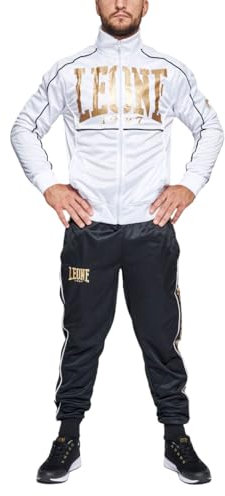 LEONE 1947 Chándal PREMIUM blanco/XL - AB300