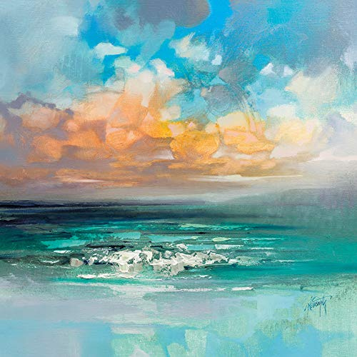 Scott Naismith WDC98355 85 x 85 cm Hebride Waters Canvas Print, Multi-Colour, 85 x 85 x 3.8 cm