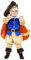 Ciao-Gatto con gli Stivali costume travestimento peluche baby (2-3 anni), blu/rosso bambini, Colore Beige, 55312.2-3