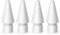 MEKO Tips per Apple Pencil 1a Generazione e 2a Generazione, Punte per Apple Pencil USB-C, Punte per Apple Pencil Pro, 4 Pacchetti di Punte di Ricambio per iPad Pencil- Bianco