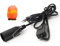 Hotloop Câbles pour Sel avec Interrupteur - E14 Prise FR (Européenne) - 1,8 m Isolation Câble Douille pour Lampe de Sel - Noir