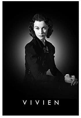 Vivien Leigh 20. Jahrhundert Schauspielerin Art 1 Leinwand-Poster, Wandkunst, Deko, Bild, Gemälde für Wohnzimmer, Schlafzimmer, Dekoration, ungerahmt: 30 x 45 cm